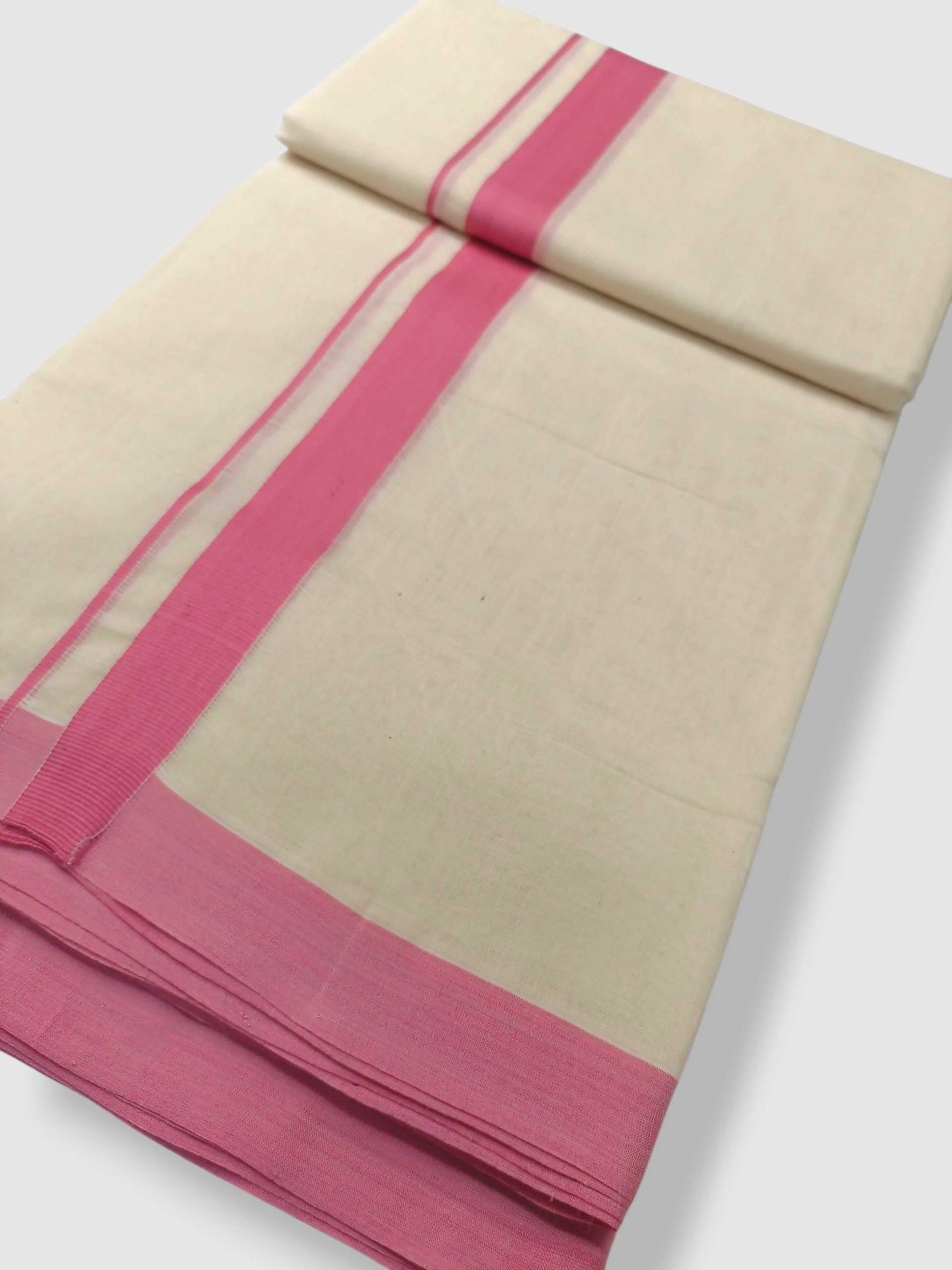 Kerala Handloom Mundu/Dhoti Pure Cotton for Men