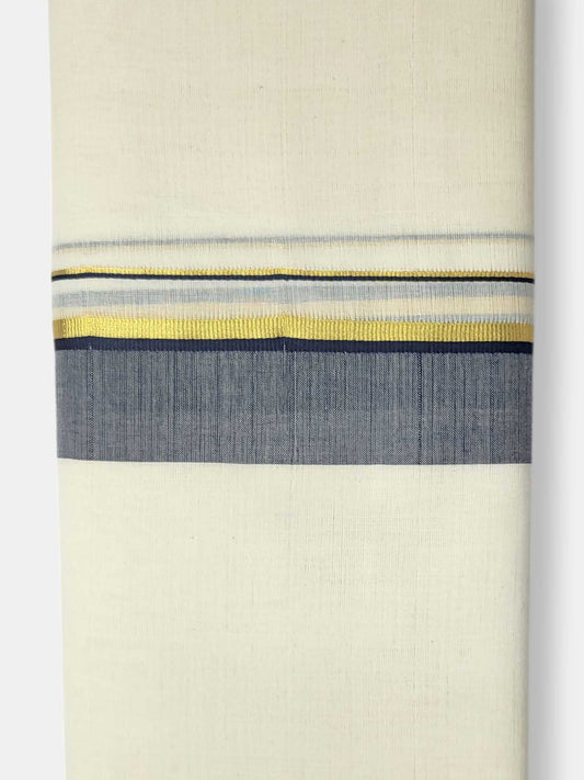 Balaramapuram Handloom Double Mundu Pure Cotton