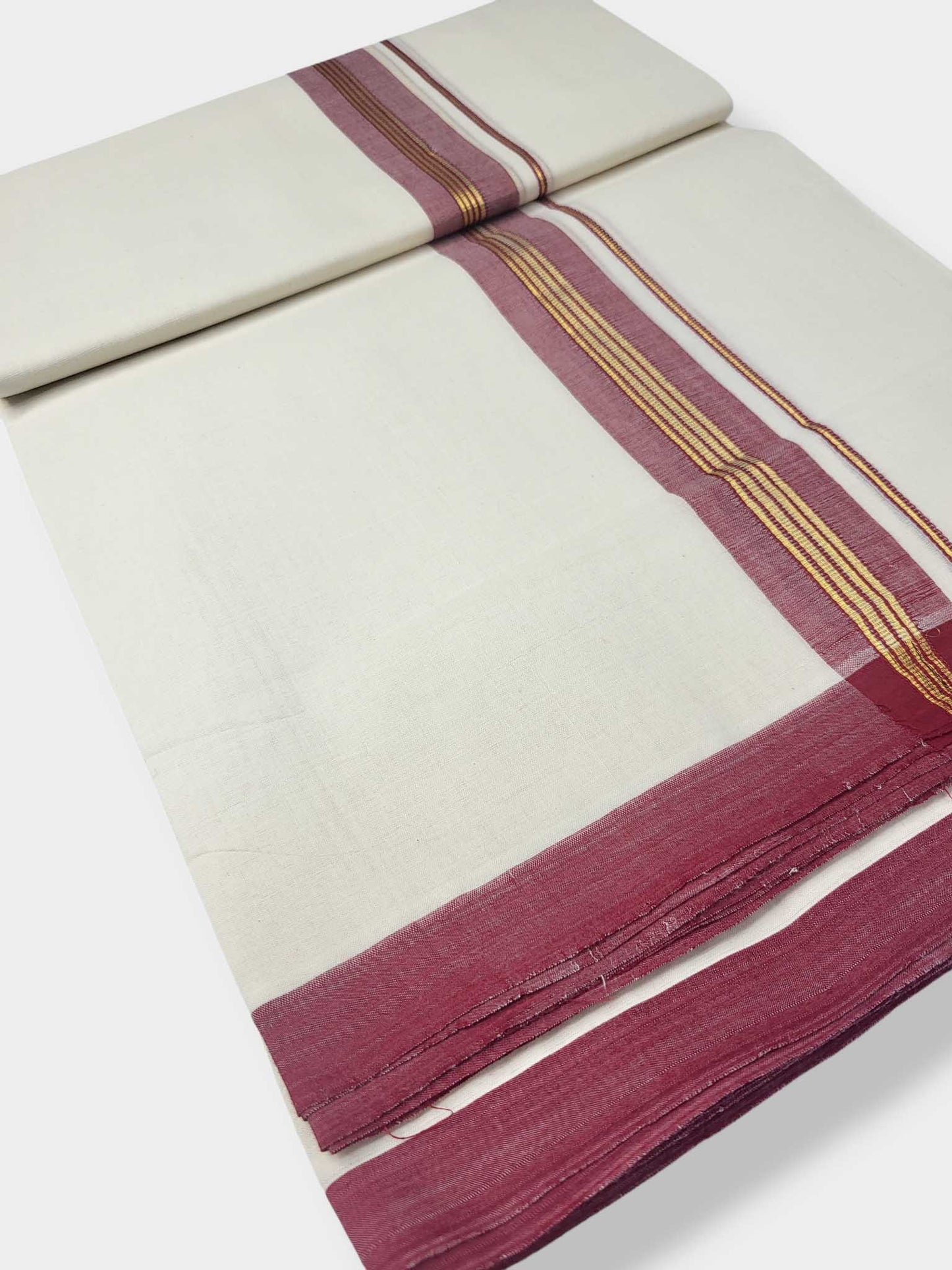 Balaramapuram Handloom Double Mundu Pure Cotton