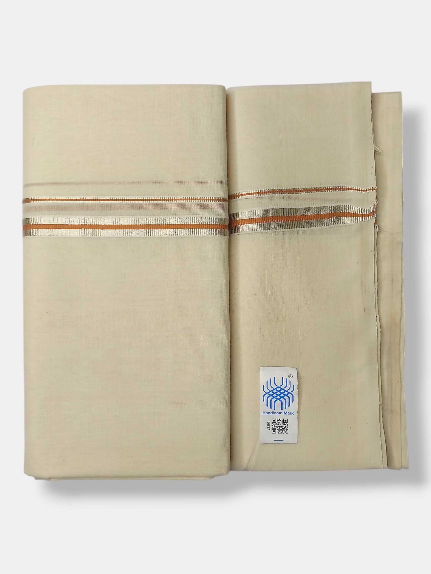 Kerala Balaramapuram Pure Cotton Handloom Mundu/Dhoti