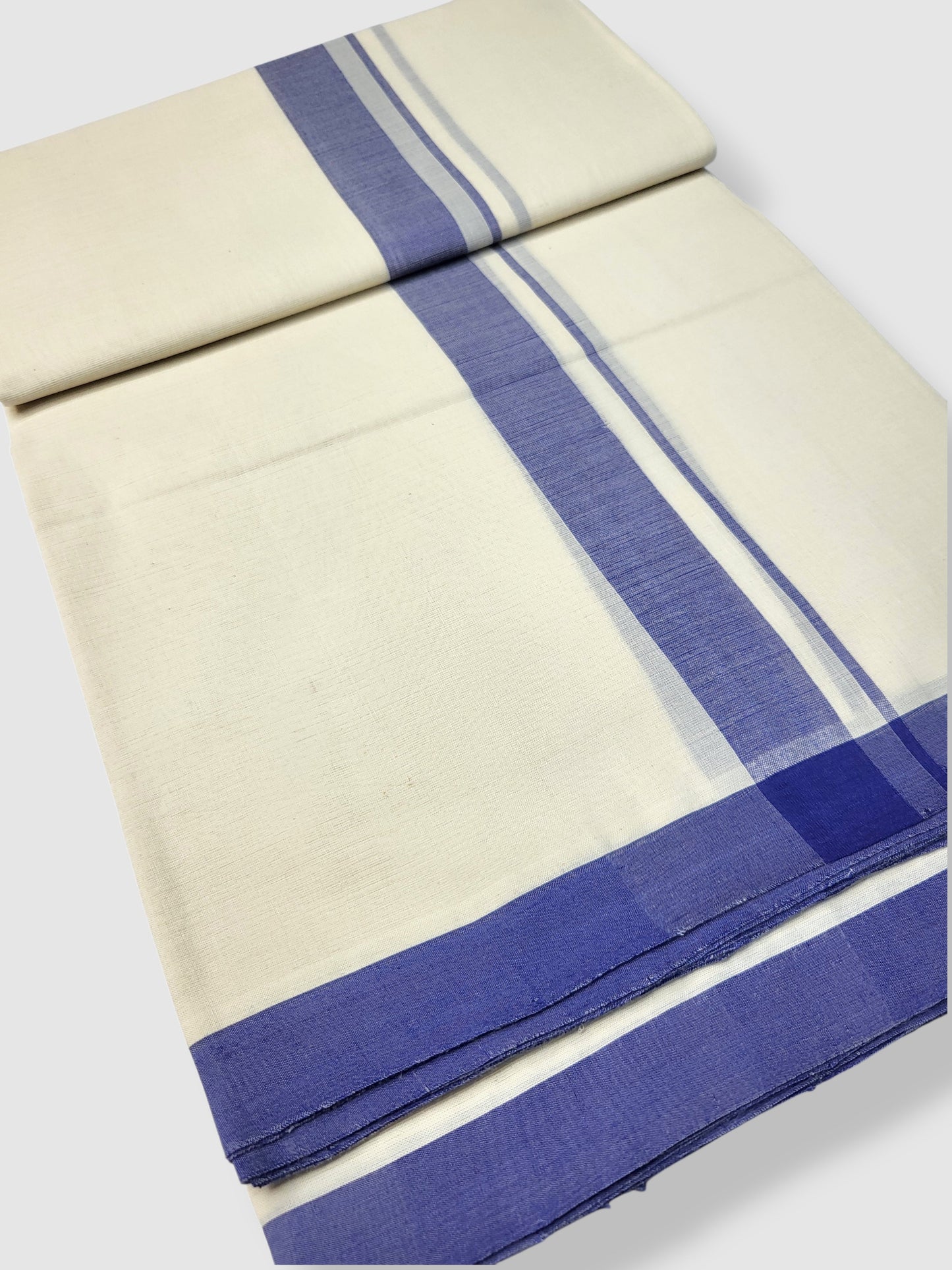 Kerala Balaramapuram Pure Cotton Handloom Mundu/Dhoti
