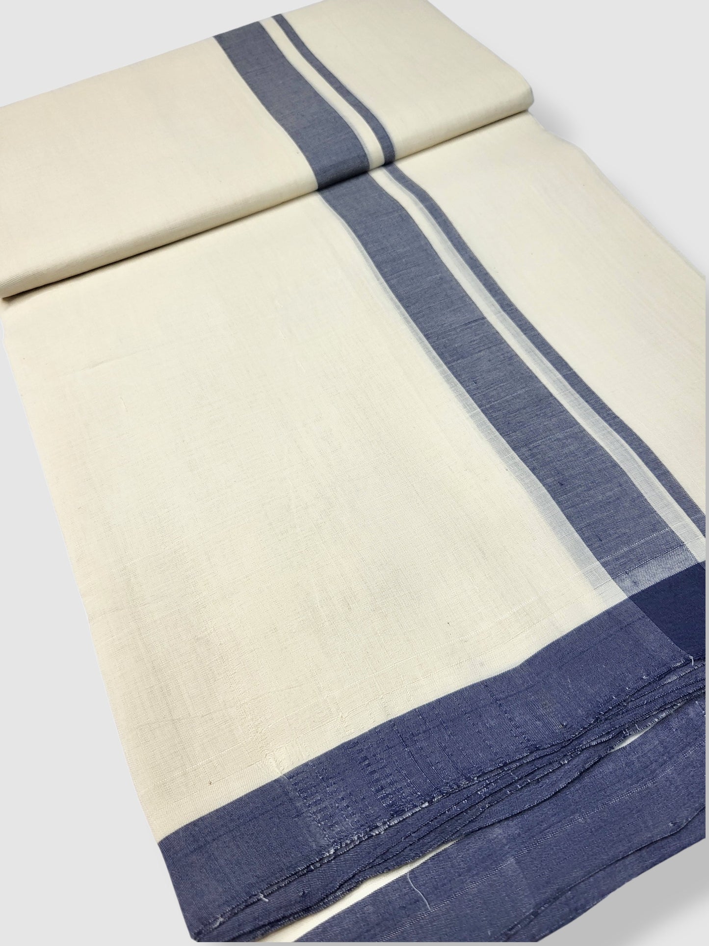 Kerala Balaramapuram Pure Cotton Handloom Mundu/Dhoti