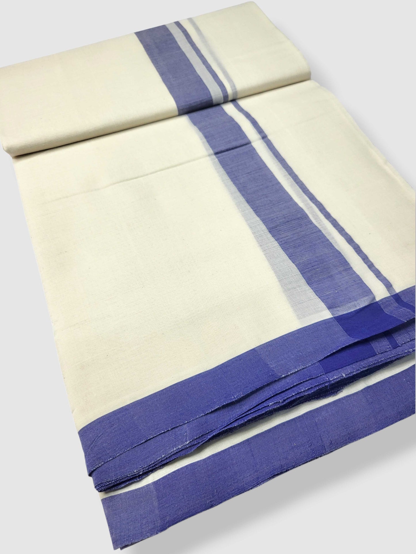 Kerala Balaramapuram Pure Cotton Handloom Mundu/Dhoti