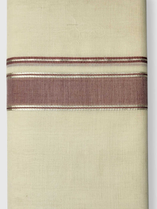 Kerala Balaramapuram Pure Cotton Handloom Mundu/Dhoti