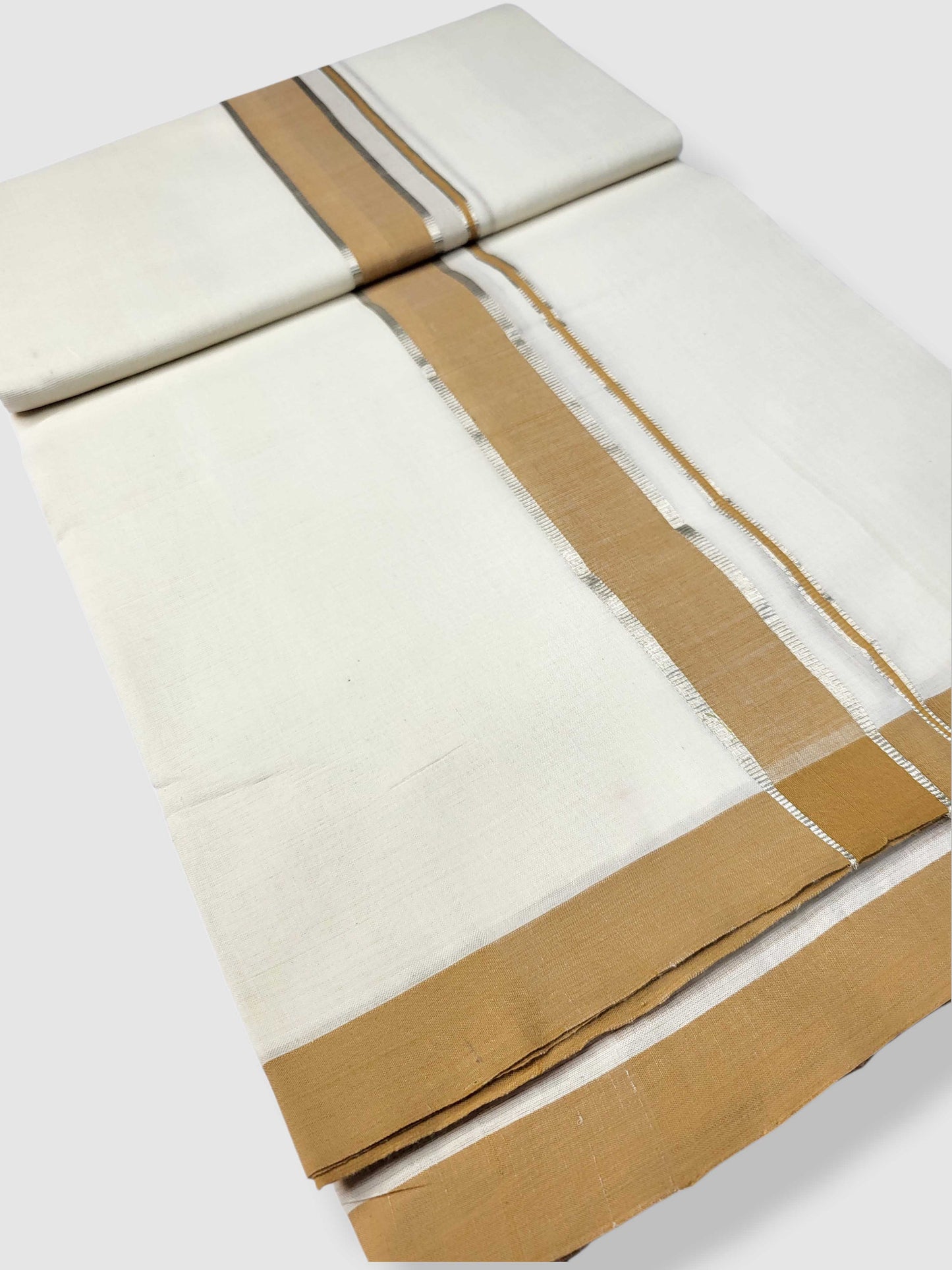 Kerala Balaramapuram Pure Cotton Handloom Mundu/Dhoti