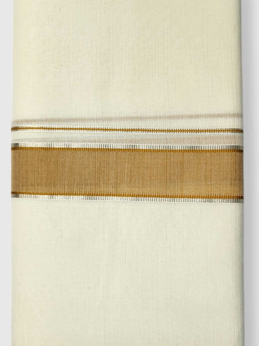 Kerala Balaramapuram Pure Cotton Handloom Mundu/Dhoti