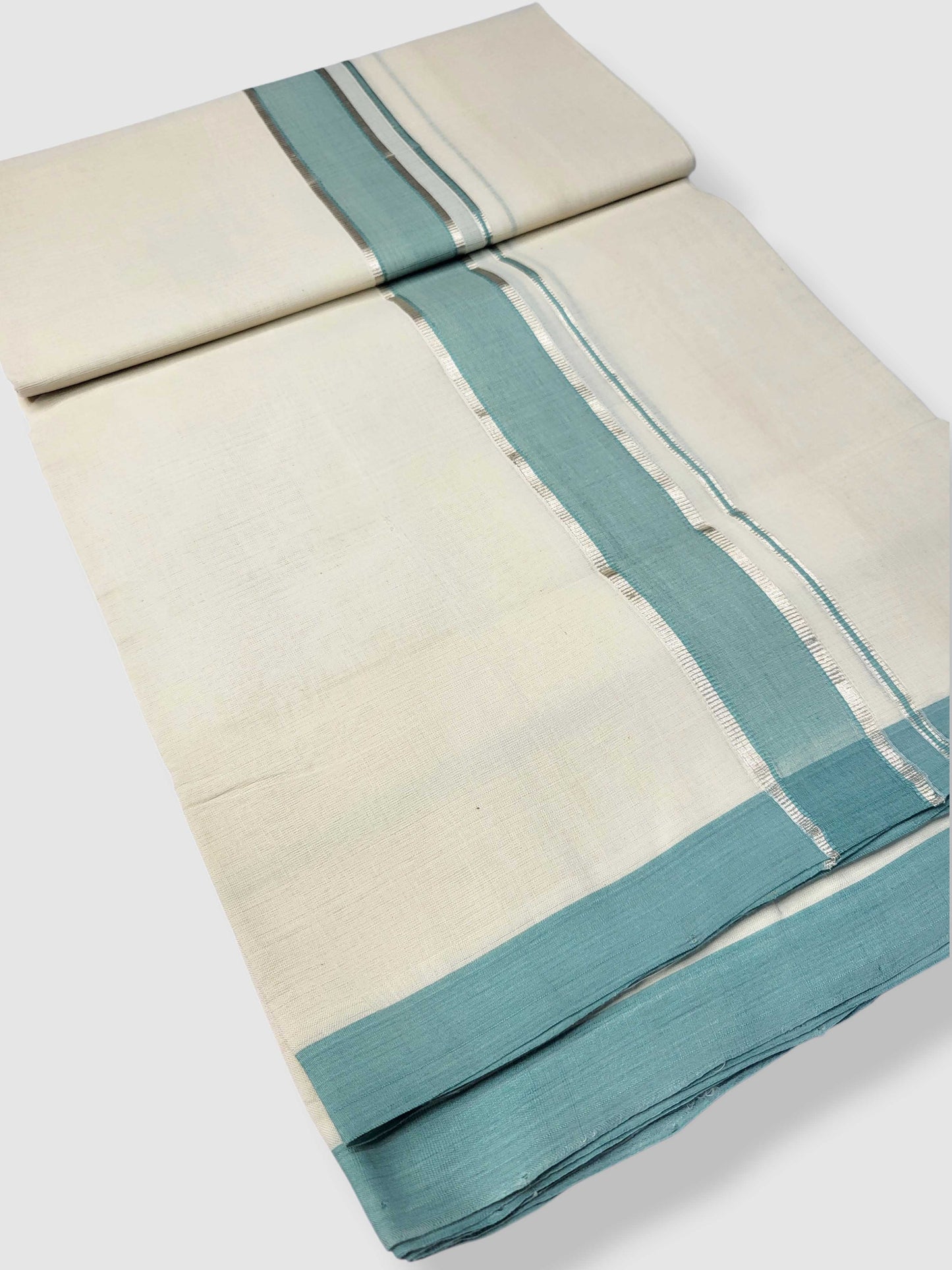 Kerala Balaramapuram Pure Cotton Handloom Mundu/Dhoti