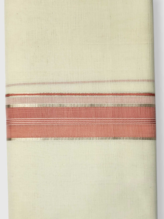 Kerala Balaramapuram Pure Cotton Handloom Mundu/Dhoti