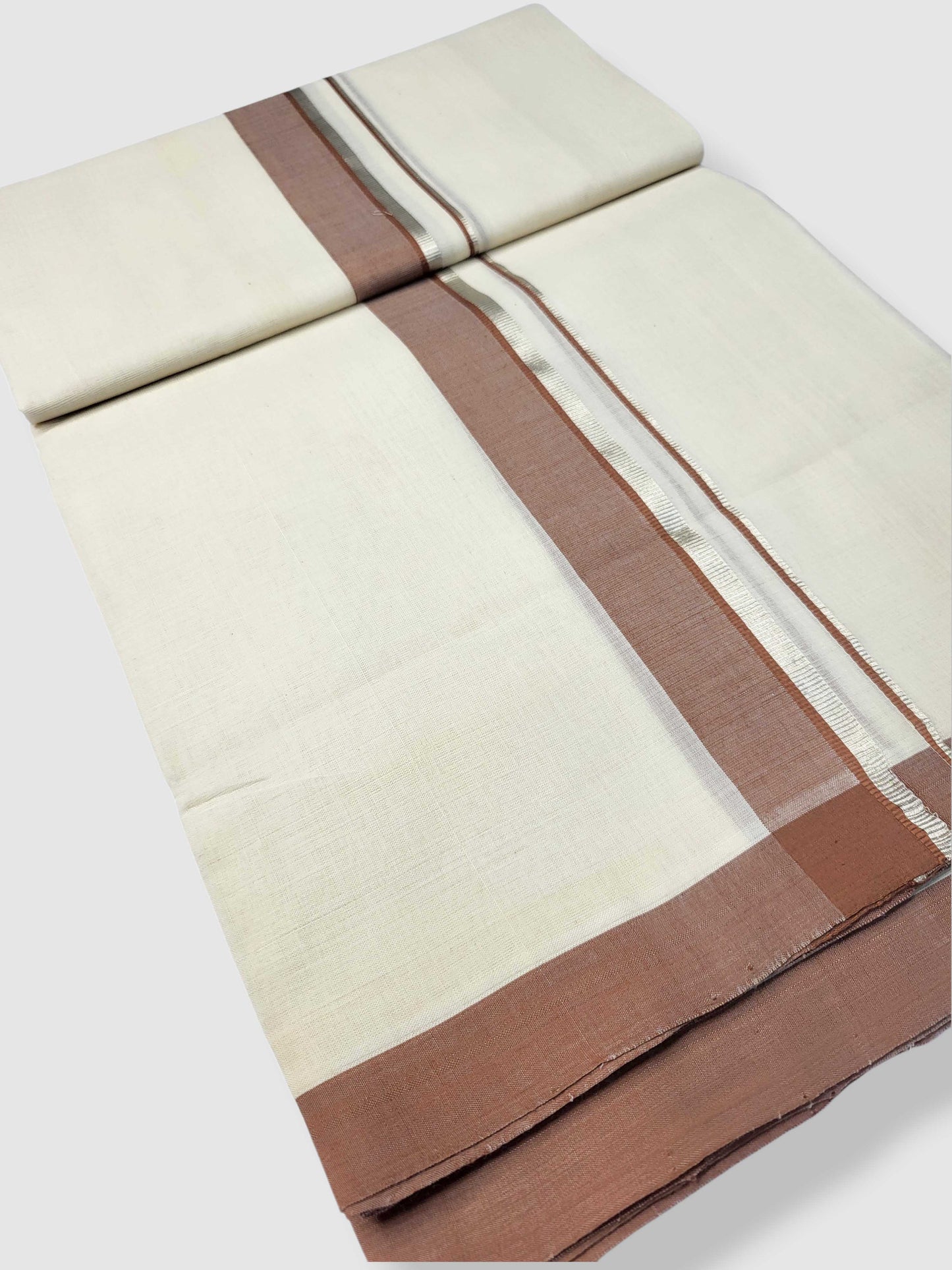 Kerala Balaramapuram Pure Cotton Handloom Mundu/Dhoti
