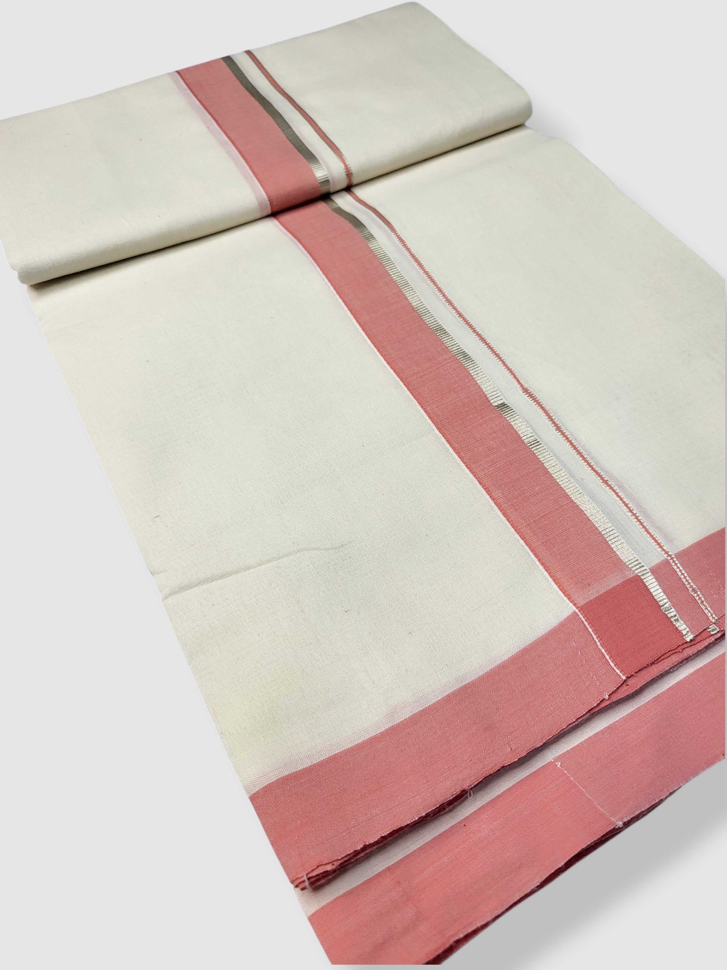 Kerala Balaramapuram Pure Cotton Handloom Mundu/Dhoti