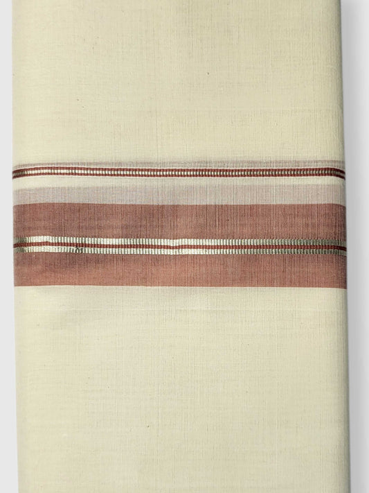 Kerala Balaramapuram Pure Cotton Handloom Mundu/Dhoti