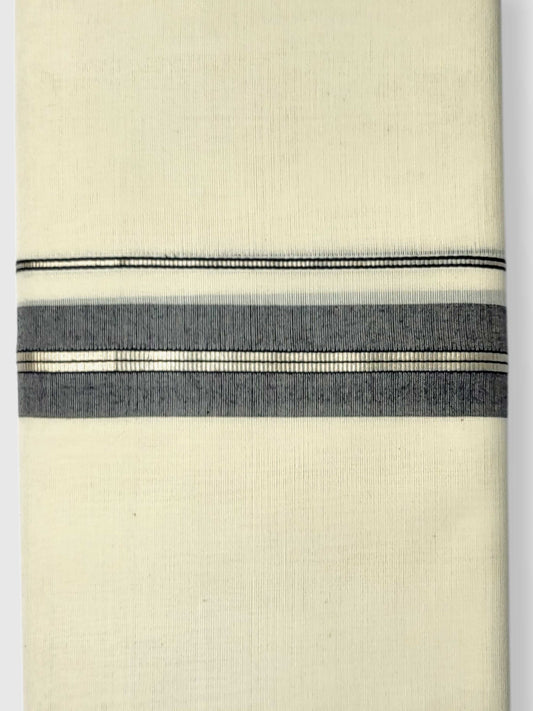 Kerala Balaramapuram Pure Cotton Handloom Mundu/Dhoti