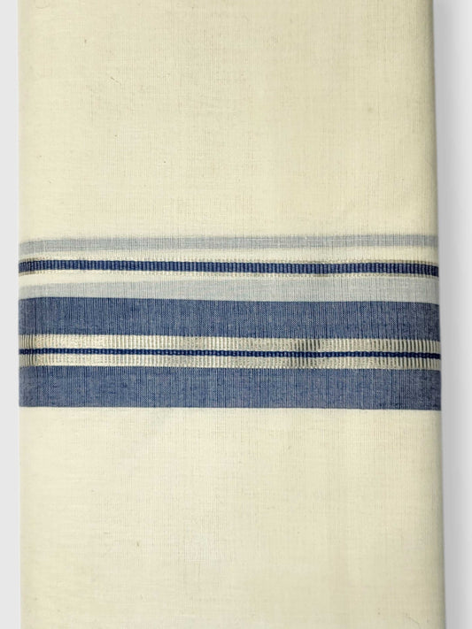 Kerala Balaramapuram Pure Cotton Handloom Mundu/Dhoti