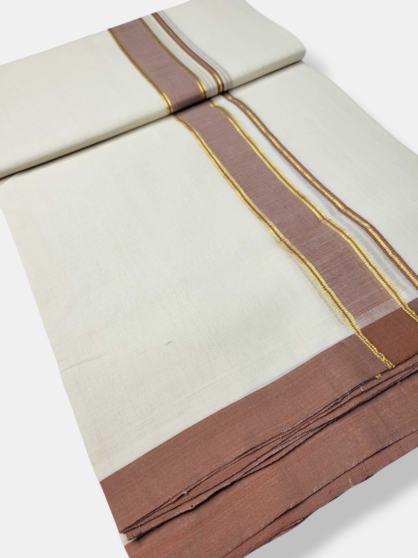 Kerala Balaramapuram Pure Cotton Handloom Mundu/Dhoti