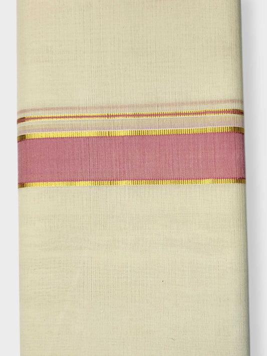Kerala Balaramapuram Pure Cotton Handloom Mundu/Dhoti