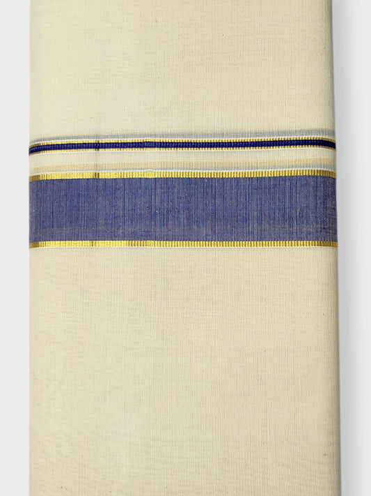 Kerala Balaramapuram Pure Cotton Handloom Mundu/Dhoti