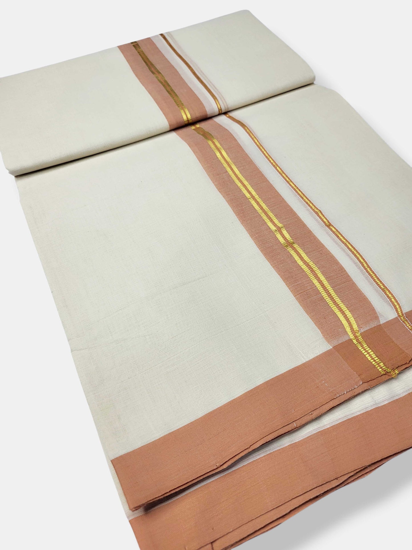 Kerala Balaramapuram Pure Cotton Handloom Mundu/Dhoti