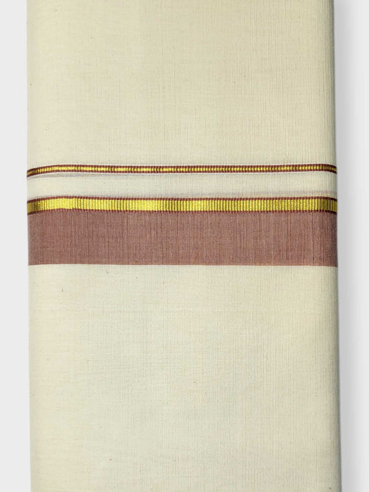 Kerala Balaramapuram Pure Cotton Handloom Mundu/Dhoti