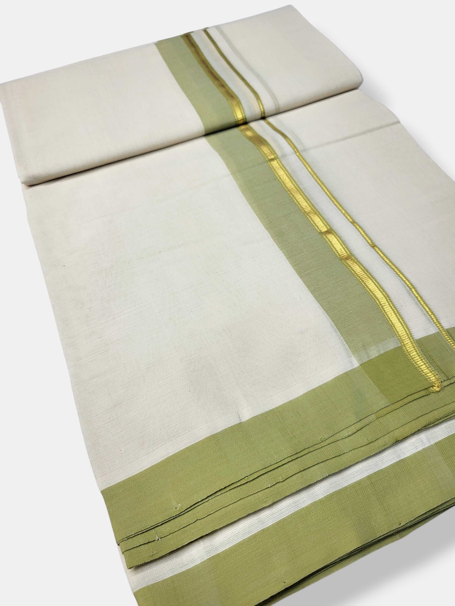Kerala Balaramapuram Pure Cotton Handloom Mundu/Dhoti