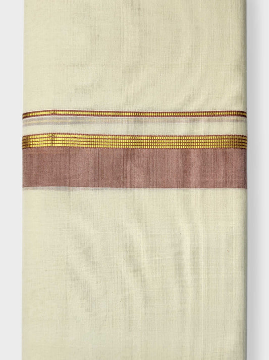 Kerala Balaramapuram Pure Cotton Handloom Mundu/Dhoti