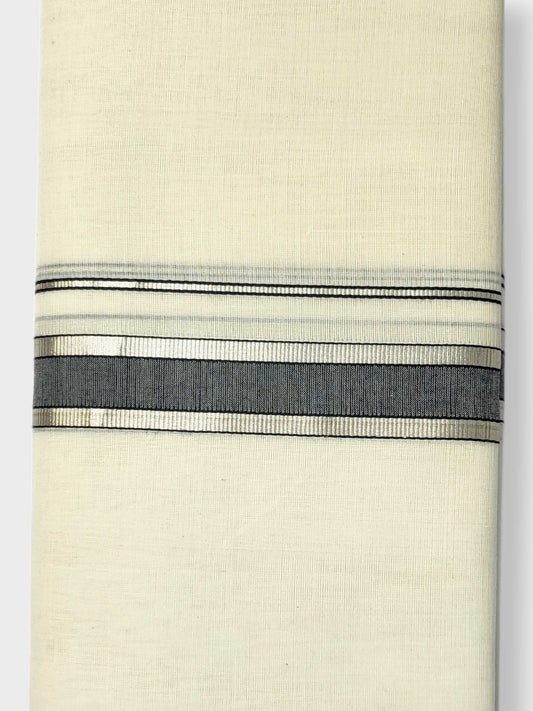 Kerala Balaramapuram Pure Cotton Handloom Mundu/Dhoti