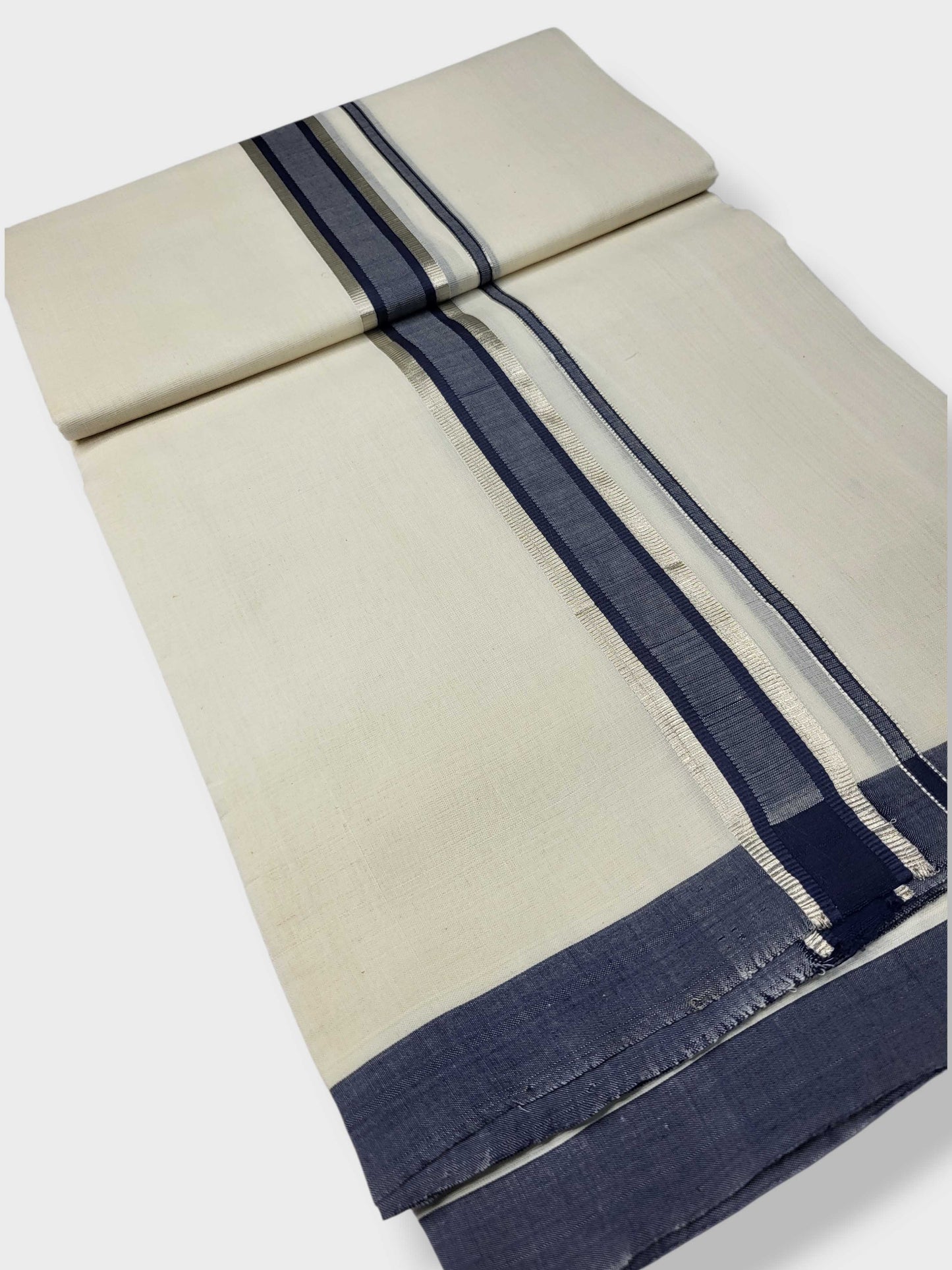 Kerala Balaramapuram Pure Cotton Handloom Mundu/Dhoti