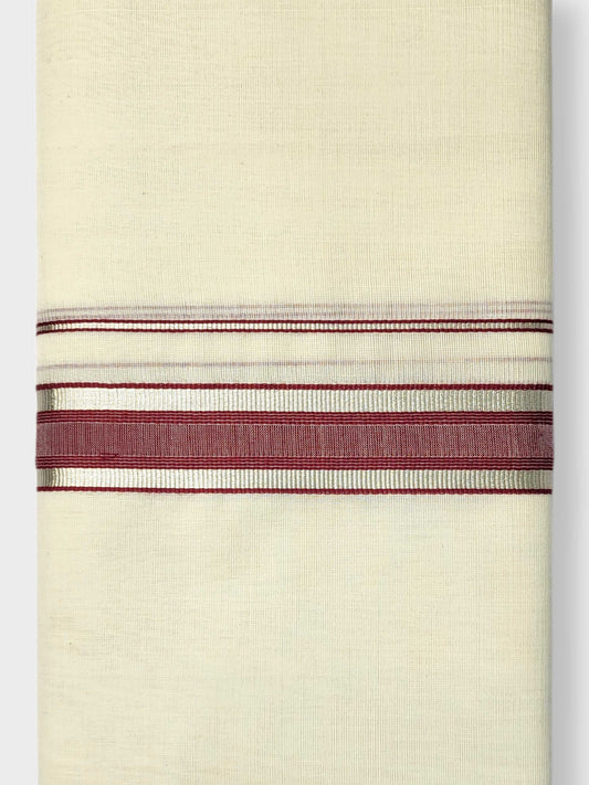 Kerala Balaramapuram Pure Cotton Handloom Mundu/Dhoti