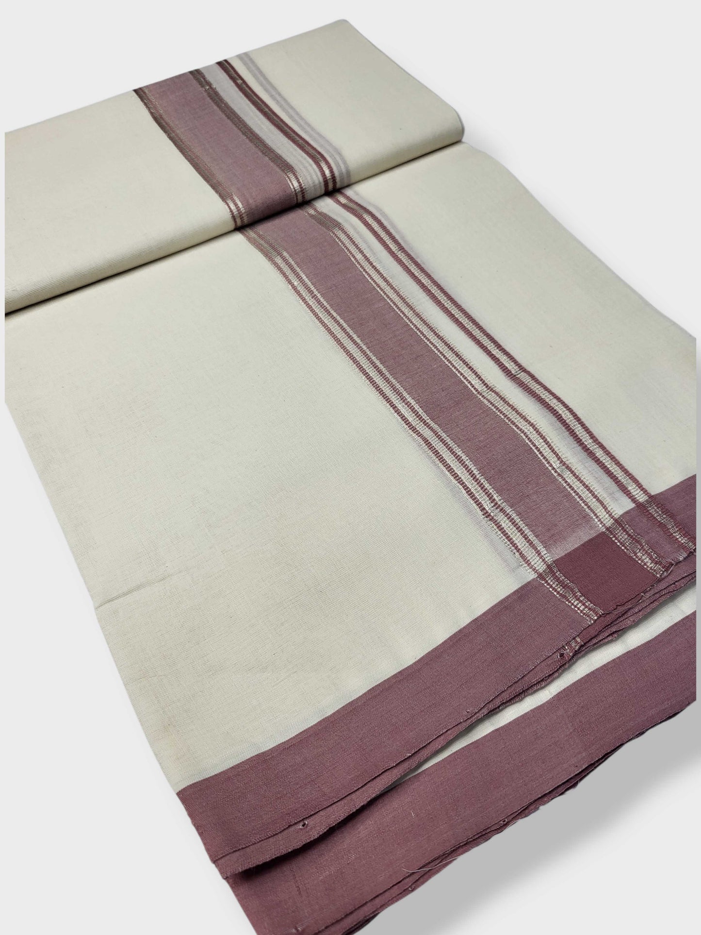 Kerala Balaramapuram Pure Cotton Handloom Mundu/Dhoti