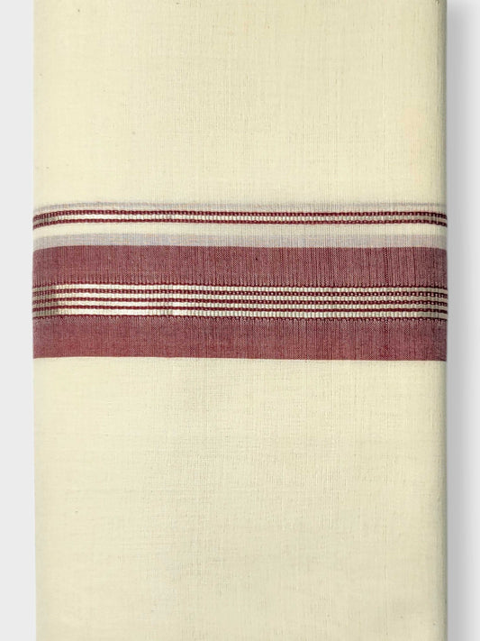 Kerala Balaramapuram Pure Cotton Handloom Mundu/Dhoti