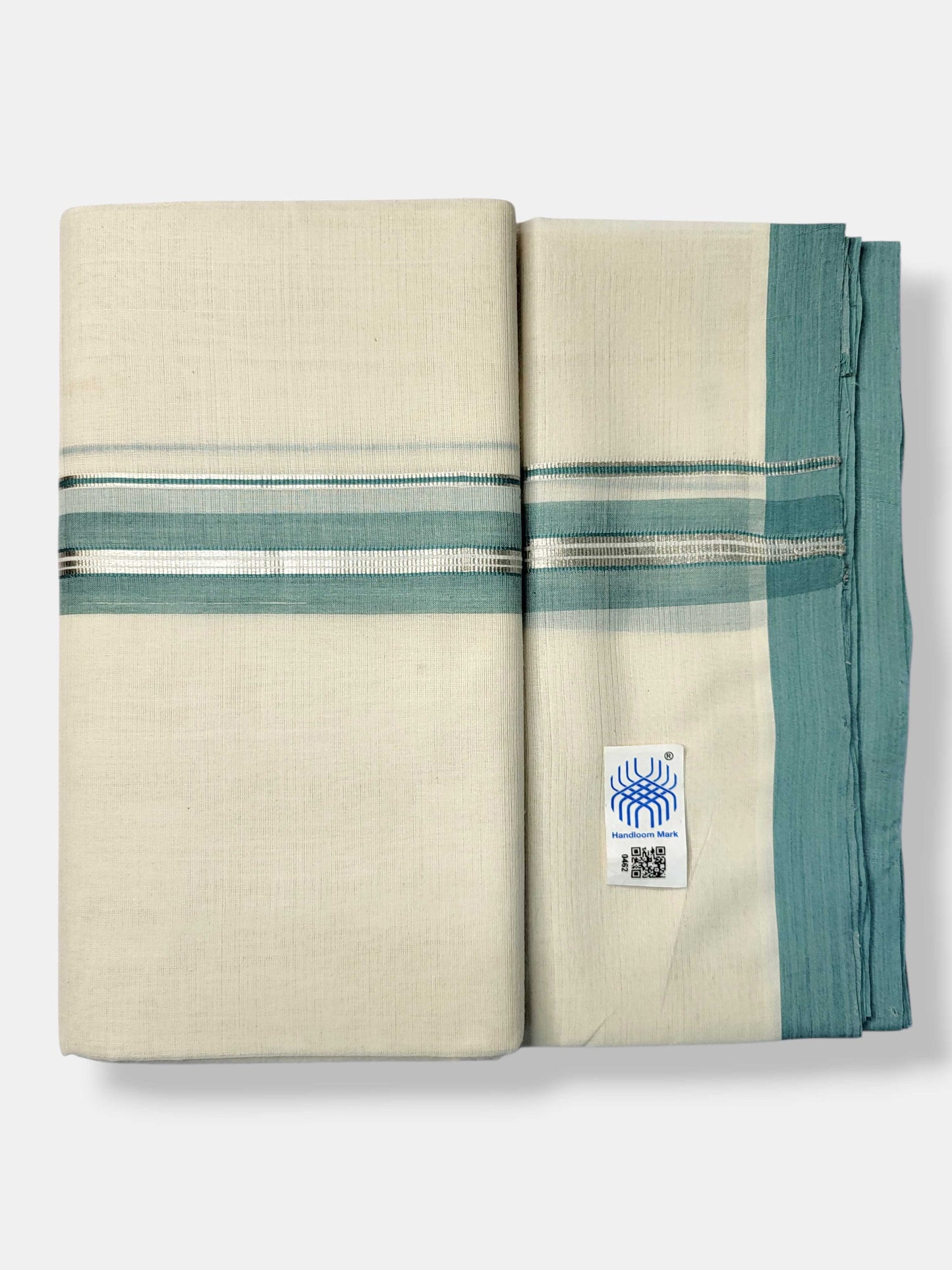 Kerala Balaramapuram Pure Cotton Handloom Mundu/Dhoti