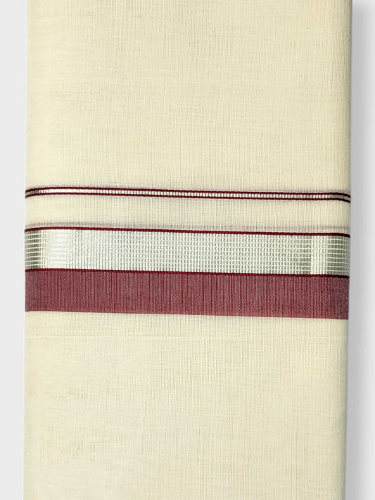 Kerala Balaramapuram Pure Cotton Handloom Mundu/Dhoti