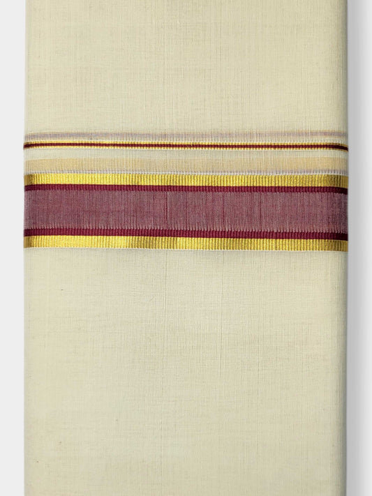 Kerala Balaramapuram Pure Cotton Handloom Mundu/Dhoti