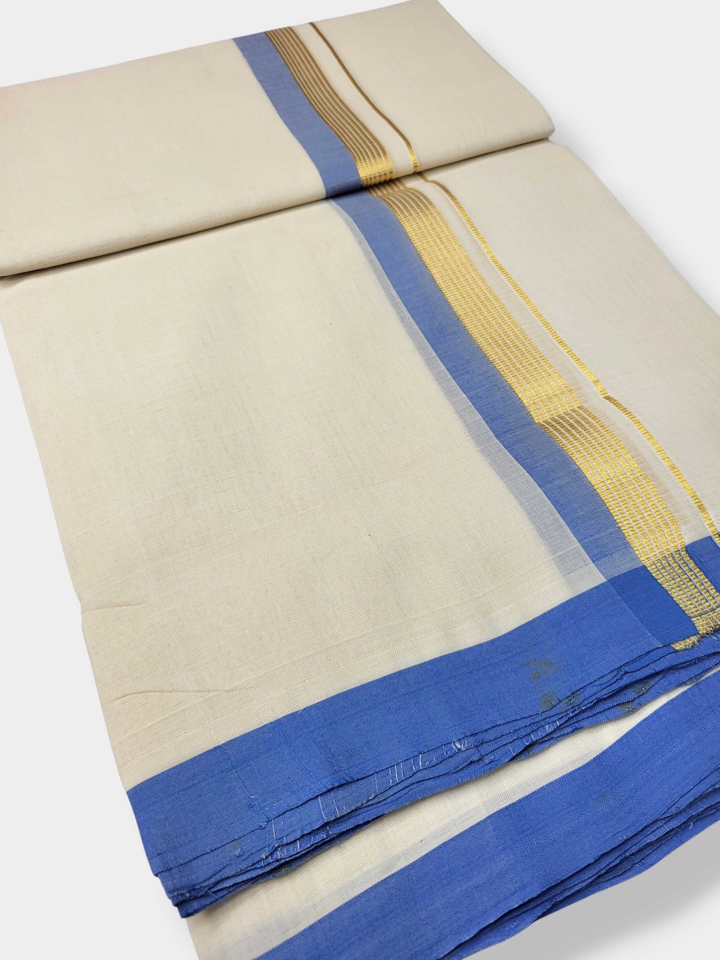 Kerala Balaramapuram Pure Cotton Handloom Mundu/Dhoti