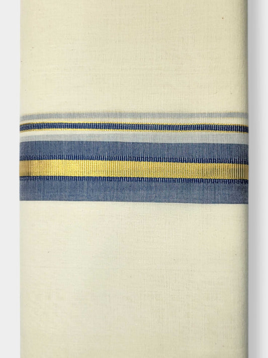 Kerala Balaramapuram Pure Cotton Handloom Mundu/Dhoti