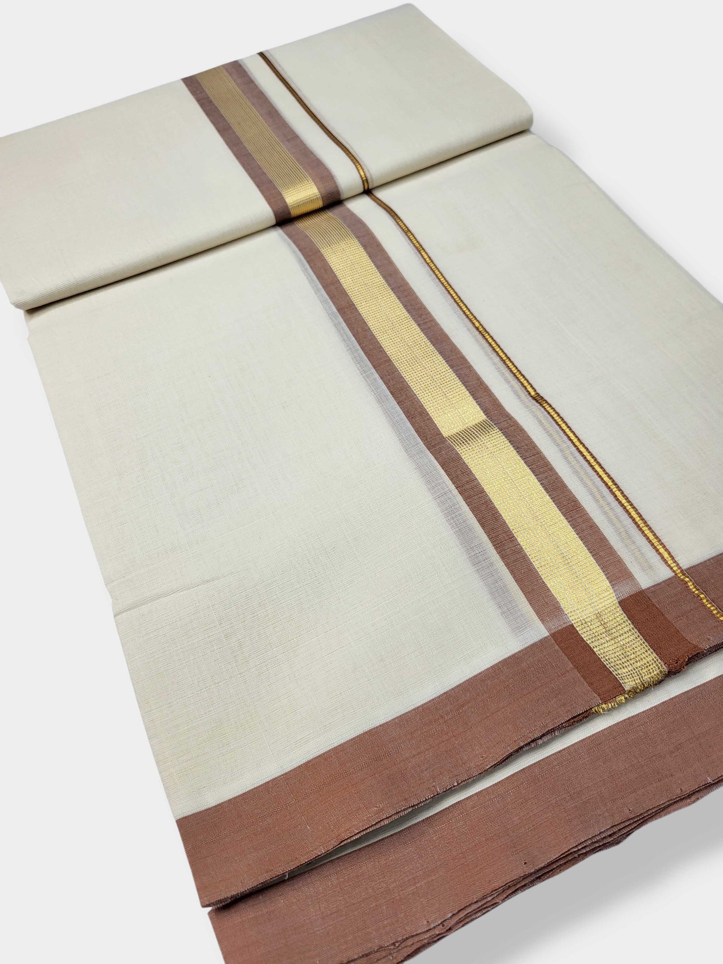 Kerala Balaramapuram Pure Cotton Handloom Mundu/Dhoti