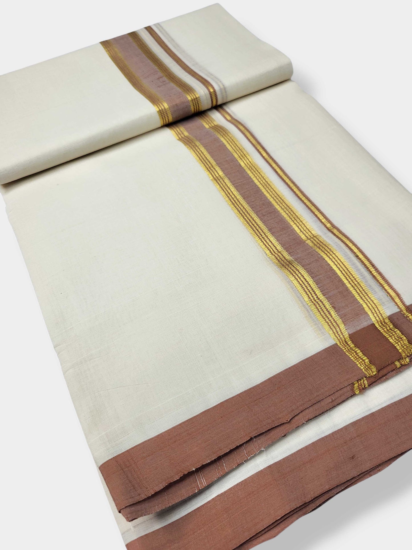 Kerala Balaramapuram Pure Cotton Handloom Mundu/Dhoti