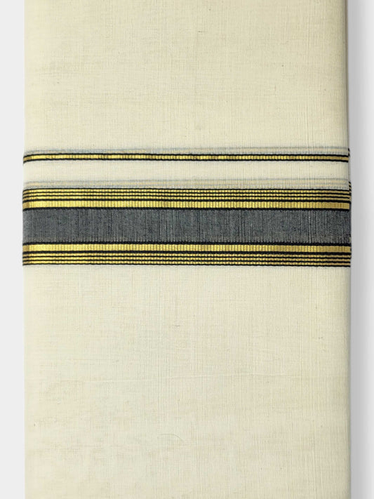 Kerala Balaramapuram Pure Cotton Handloom Mundu/Dhoti