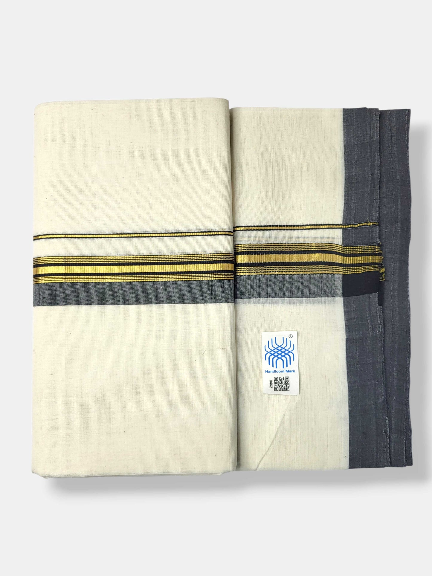 Kerala Balaramapuram Pure Cotton Handloom Mundu/Dhoti