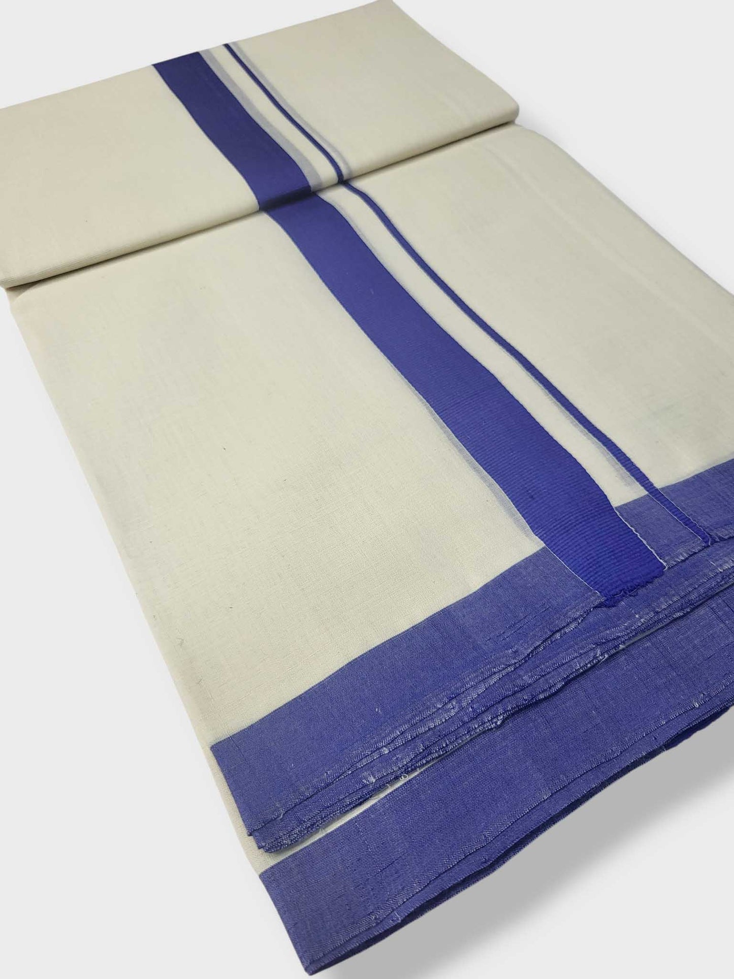 Kerala Balaramapuram Pure Cotton Handloom Mundu/Dhoti