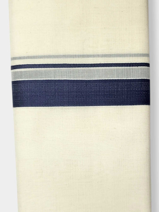 Kerala Balaramapuram Pure Cotton Handloom Mundu/Dhoti