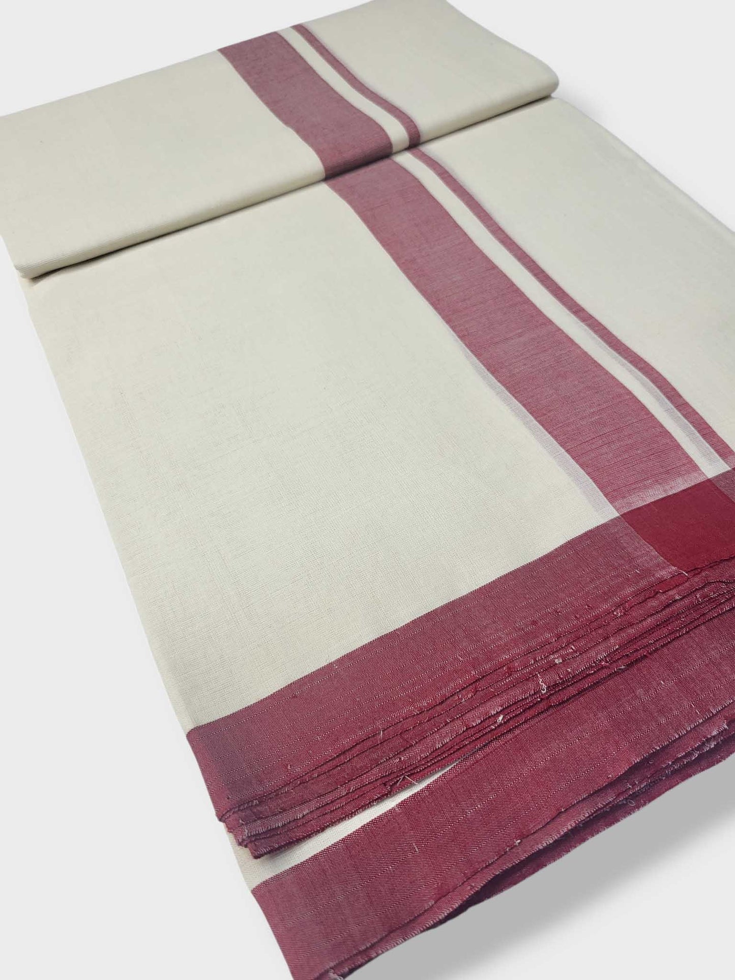 Kerala Balaramapuram Pure Cotton Handloom Mundu/Dhoti