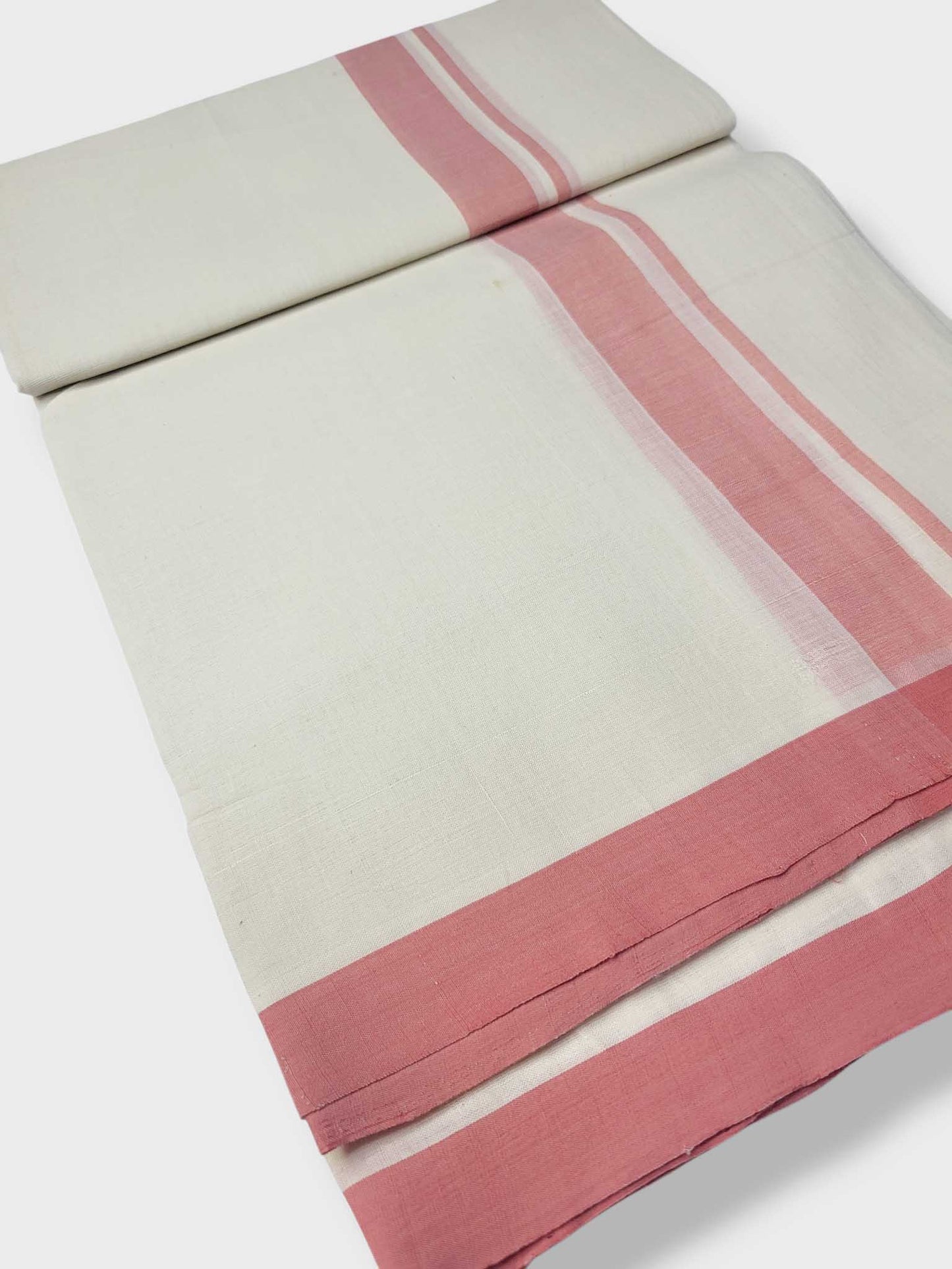 Kerala Balaramapuram Pure Cotton Handloom Mundu/Dhoti