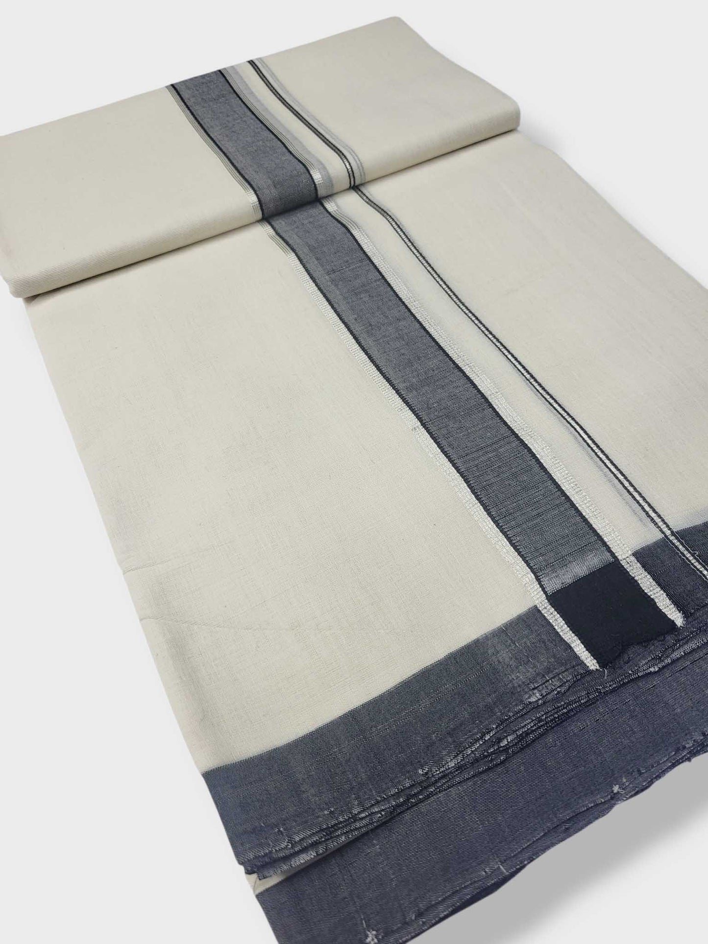 Kerala Balaramapuram Pure Cotton Handloom Mundu/Dhoti
