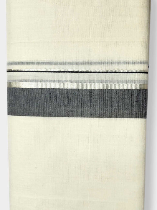 Kerala Balaramapuram Pure Cotton Handloom Mundu/Dhoti
