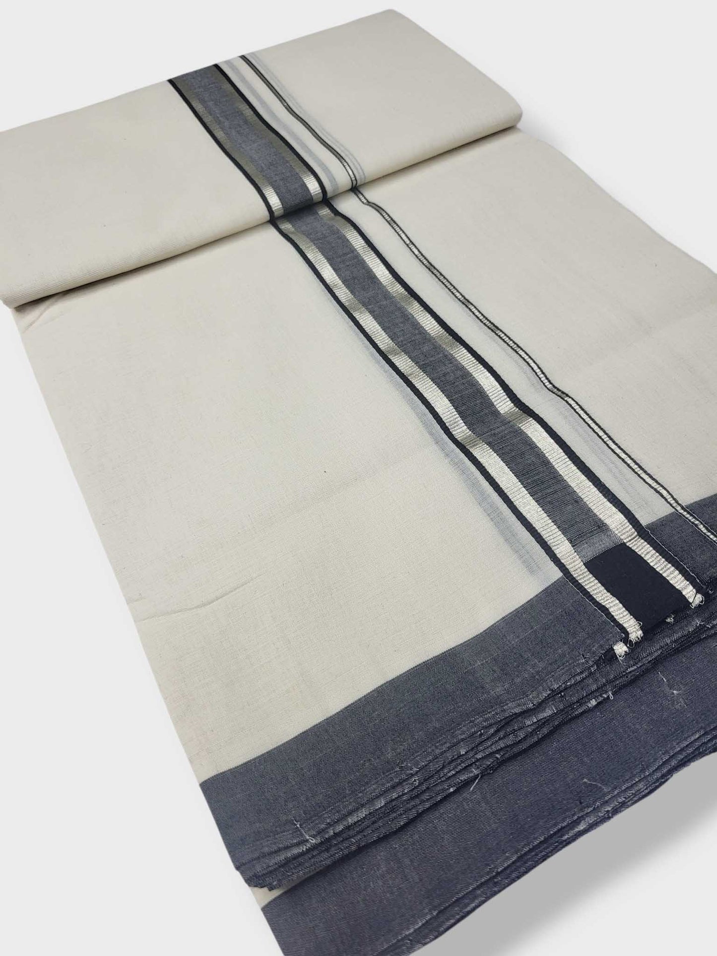 Kerala Balaramapuram Pure Cotton Handloom Mundu/Dhoti