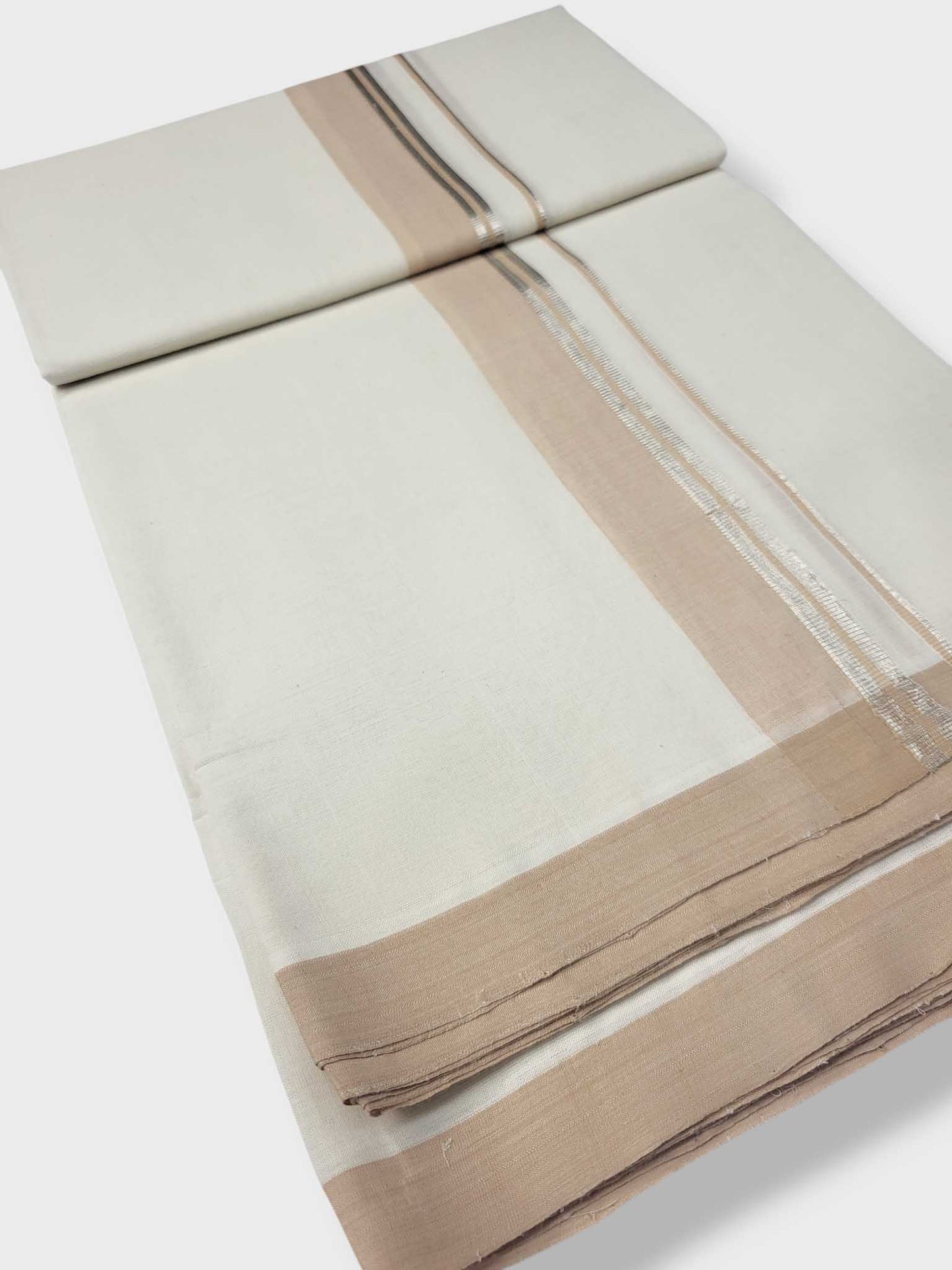Kerala Balaramapuram Pure Cotton Handloom Mundu/Dhoti
