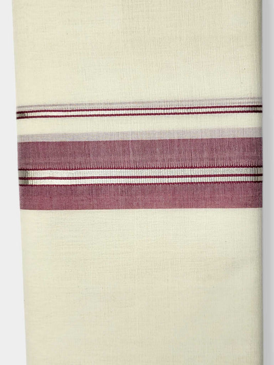 Kerala Balaramapuram Pure Cotton Handloom Mundu/Dhoti