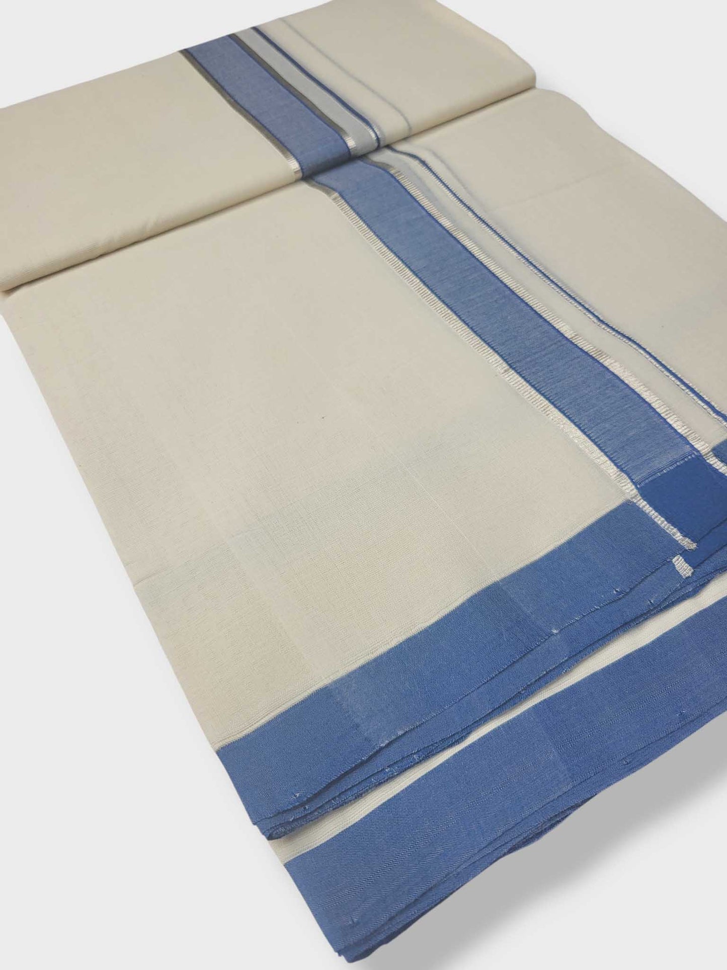 Kerala Balaramapuram Pure Cotton Handloom Mundu/Dhoti