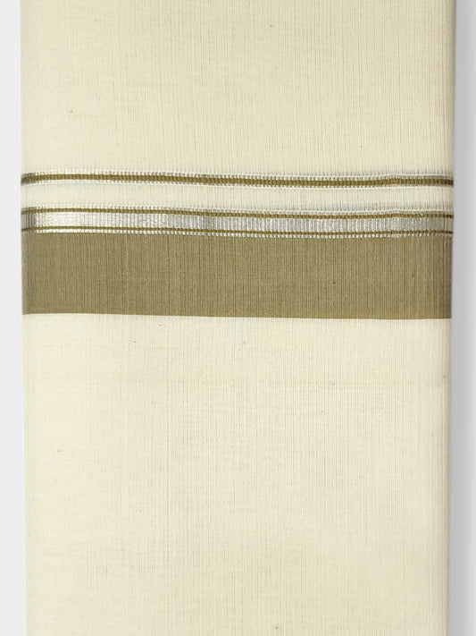 Kerala Balaramapuram Pure Cotton Handloom Mundu/Dhoti
