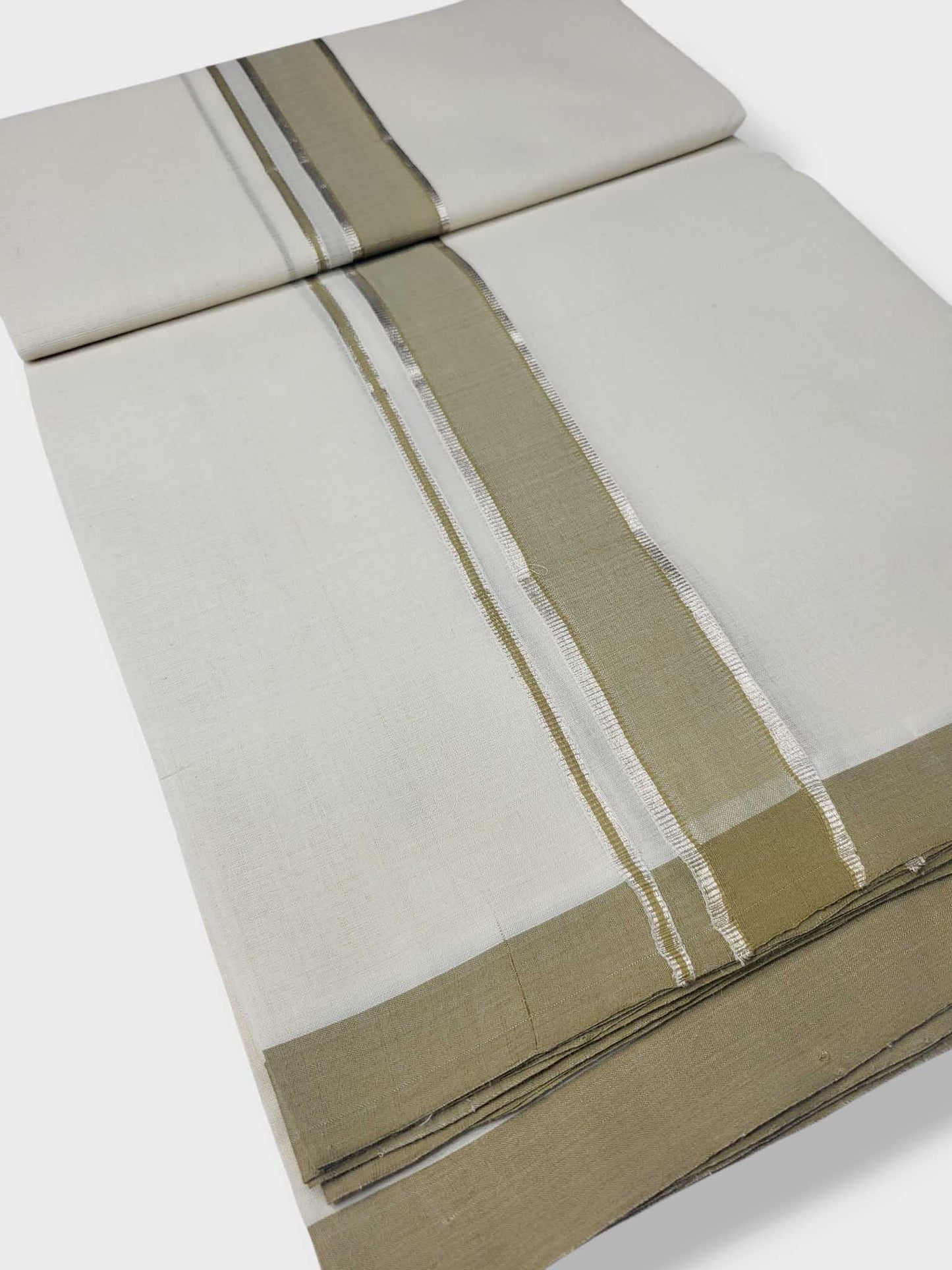 Kerala Balaramapuram Pure Cotton Handloom Mundu/Dhoti